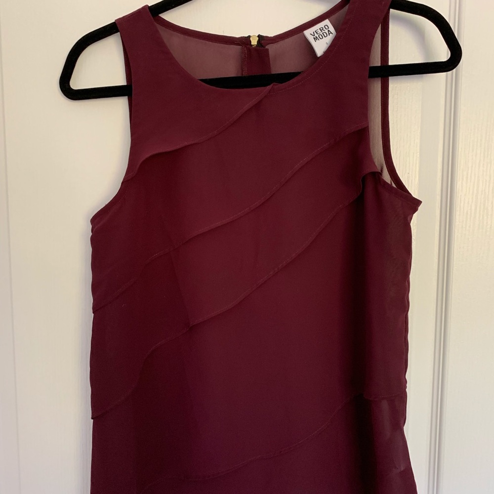 Maroon blouse from Vera Moda
